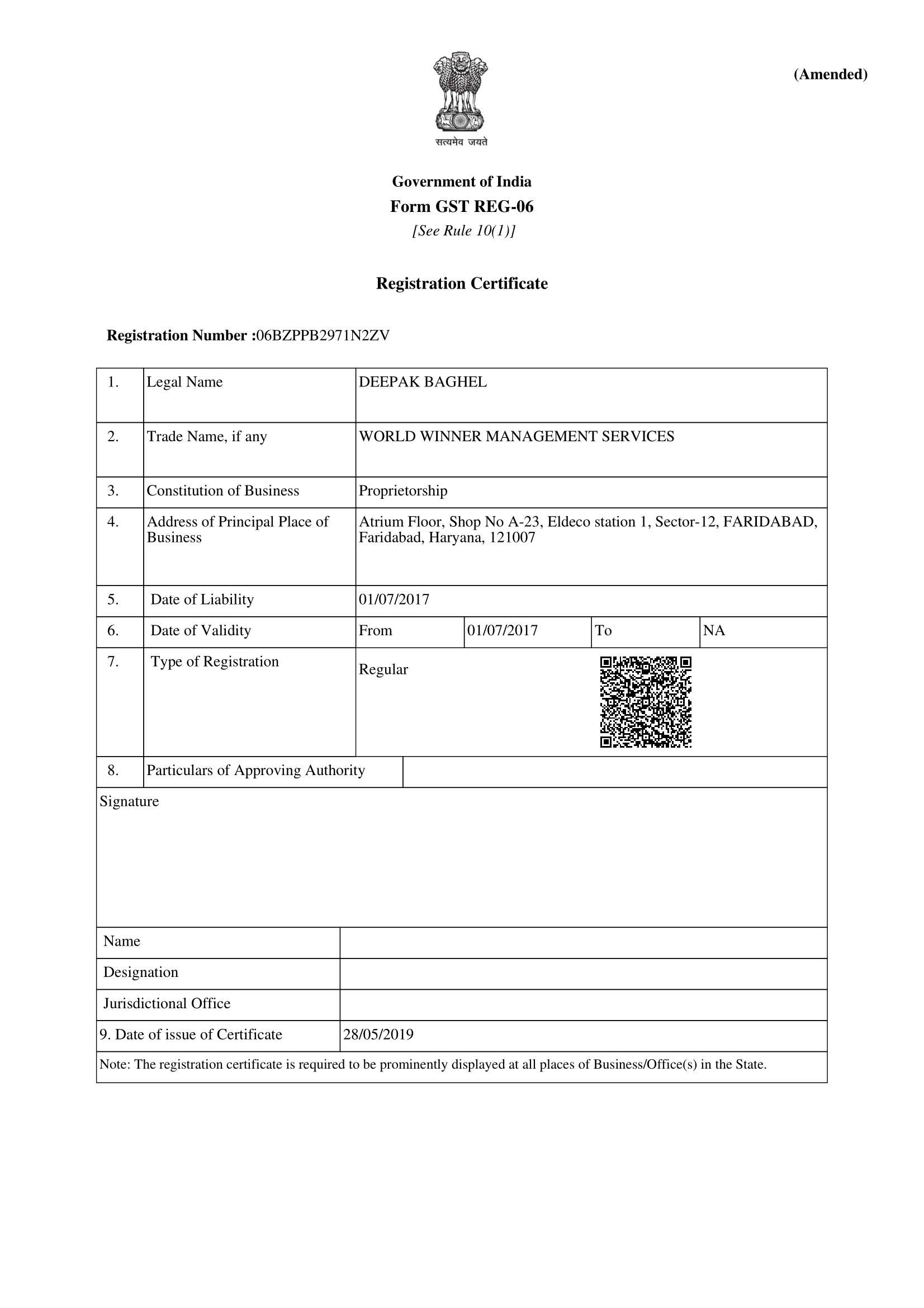 GSTIN Registration
